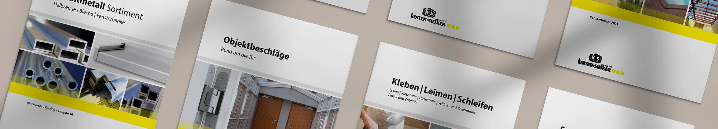 Downloadbereich für Produktkataloge im Fachhandel von Kötter und Siefker – Beschläge, Bauelemente, Werkzeuge und Systemlösungen