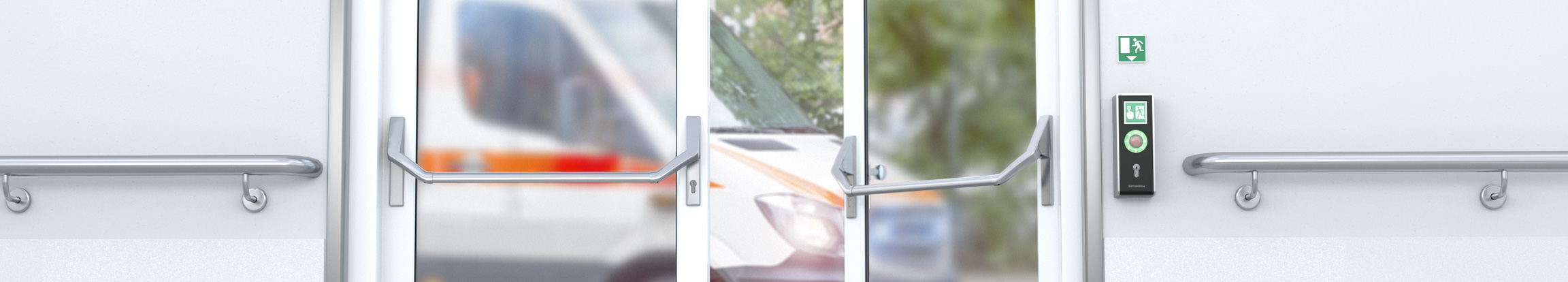 Flucht- und Rettungswegtechnik – sichere Notausgänge, Panikschlösser und Fluchttürsysteme von Kötter und Siefker