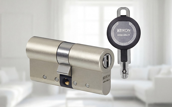 elektronischer Profilzylinder mit Transponder