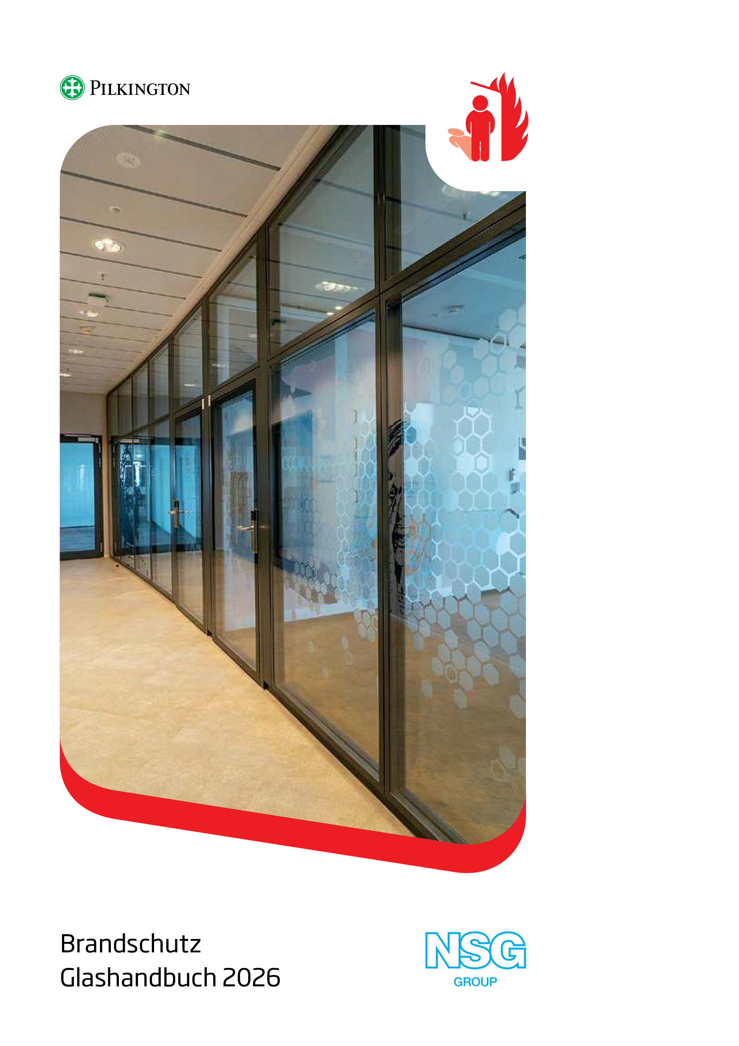 Katlogcover Pilkington Brandschutz Glashandbuch