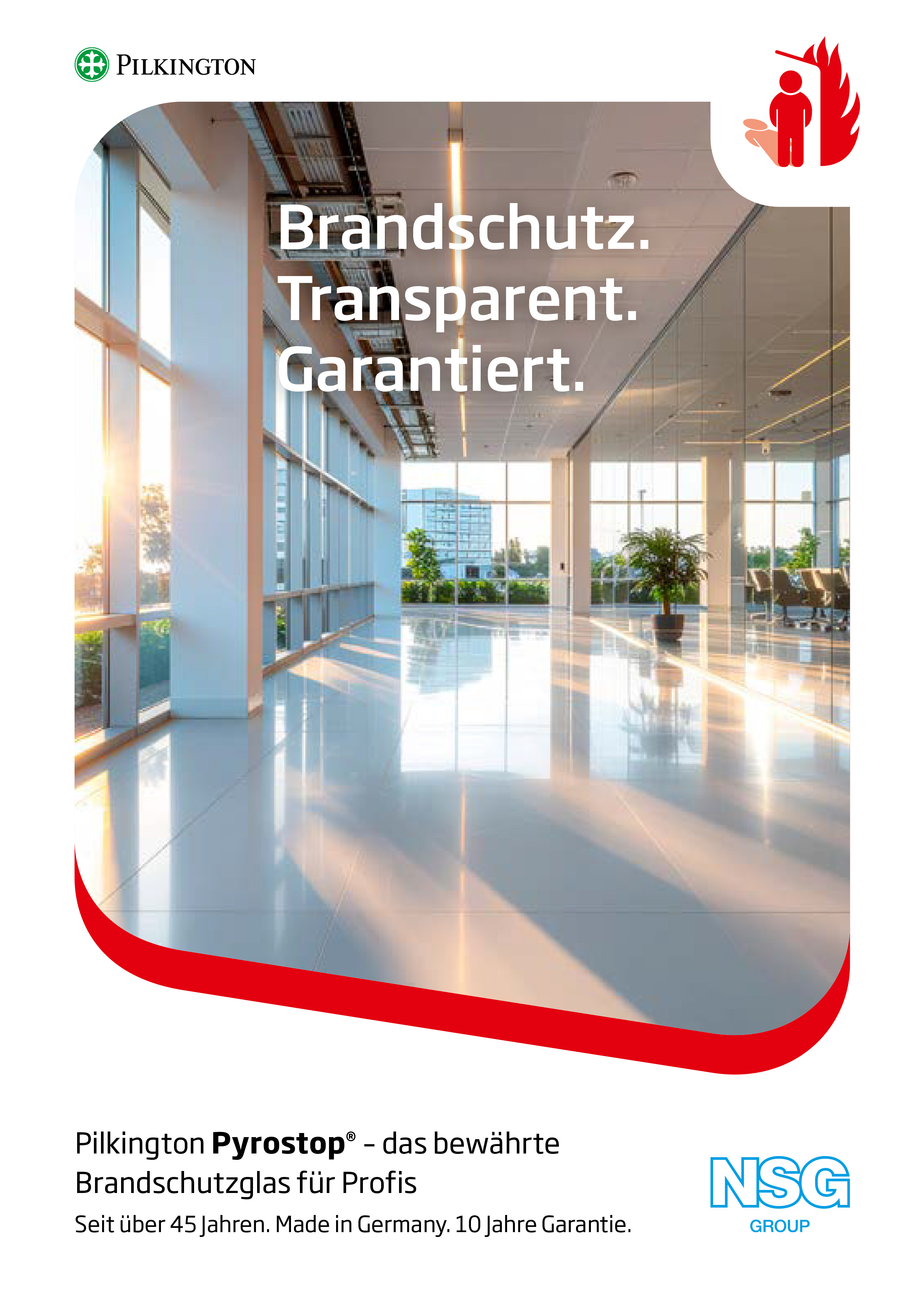 Katalogcover Pilkington Brandschutzgläser Pilkington Pyrostop®