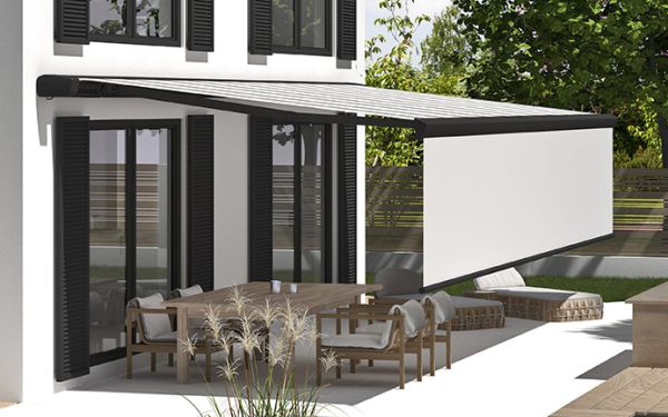 Überdachung und Außengestaltung für Terrasse und Garten