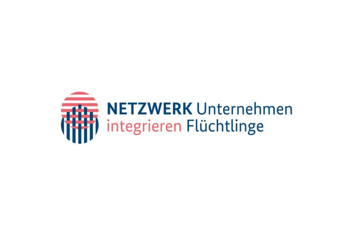 Netzwerk Unternehmen integrieren Flüchtlinge Logo