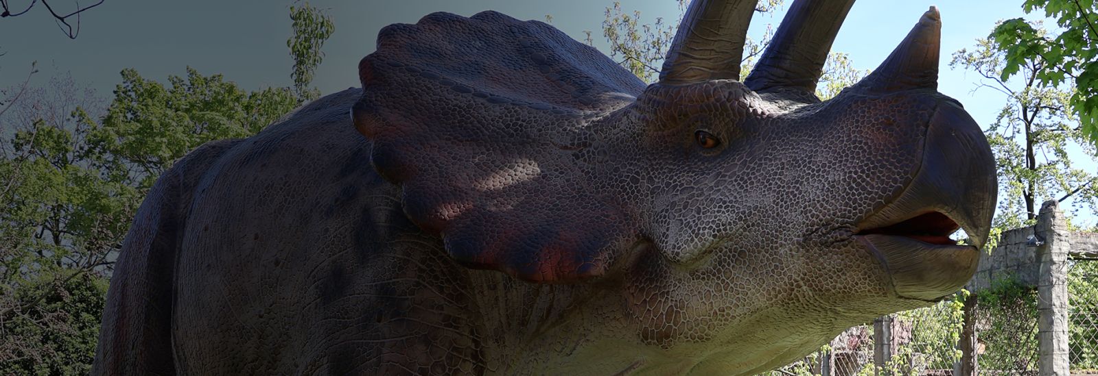 Dinosaurier im Zoo Osnabrück auf Schraubfundamenten als Beispiel für innovative und nachhaltige Fundamenttechnik.